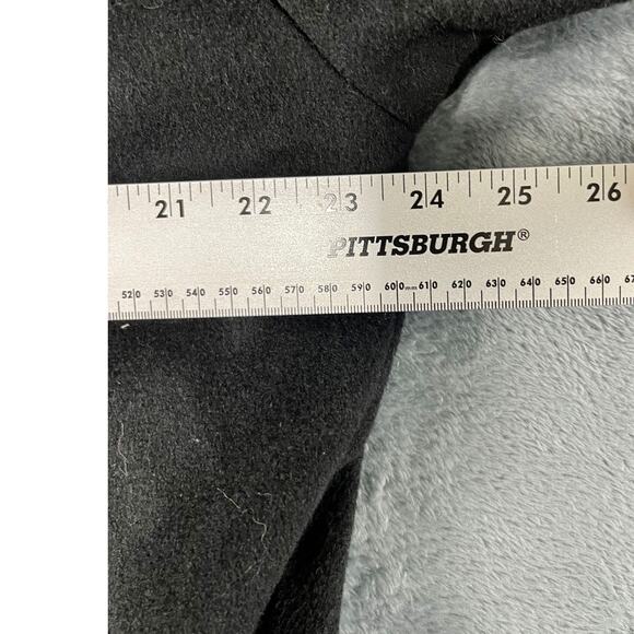 Forstmann Donnybrook Wool Coat 14-16 L/XL Gray Double Breasted Long Vintage USA - Picture 13 of 14